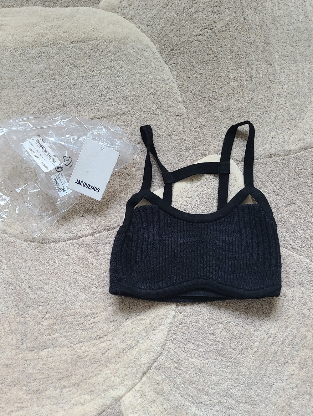Jacquemus Le Bandeau Bellinu in Black - Size 38